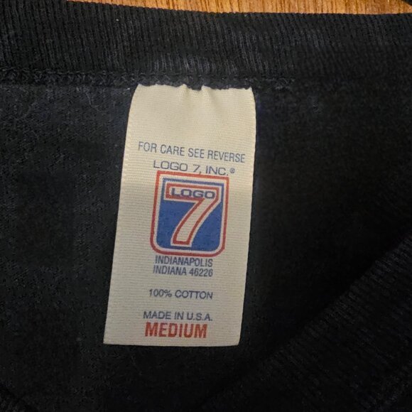 Vintage 90s Logo 7 Florida Panthers Embroidered Cotton Shirt Tshirt M Medium - Picture 2 of 3